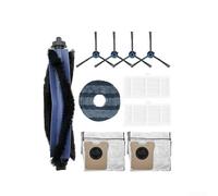 Kit d'accessoires pour aspirateurs robot Eufy pour omni C20 - Brosse à rouleau lavable - Serpillière - Pièces de rechange - Ensemble complet d'entretien
