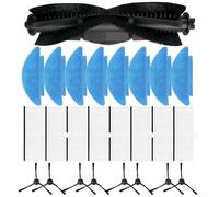 Kit d'accessoires pour balai à franges avec brosse principale, plusieurs brosses latérales, filtres haute efficacité compatibles avec les aspirateurs Everybot Q3/Q3 Plus