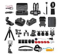Kit d'accessoires pour caméra d'action 58 en 1, compatible avec DJI Osmo Action 5/4/3/2, Insta360 Go Ultra, Ace Pro, GO 2, GO 3S, Ace Pro, Ace, X5, compatible avec Gopro Hero 12/11/10/9/8