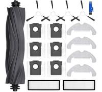 Kit d'accessoires pour dreame D10 Plus Gen 2, 4 serpillères, 6 sacs à poussière, 1 brosse principale