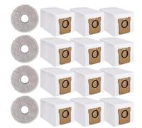Kit d'accessoires pour Dreame L10s Ultra / L20 Ultra / L10 Ultra Aspirateur,12 Sac d'Aspirateur, 4 Chiffon,2,5L Sac à Poussière de Grande Capacité de Remplacement