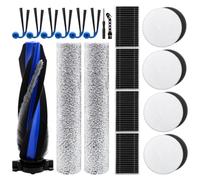 Kit d'accessoires pour ECOVACS DEEBOT X12 OmniCyclone, 1 brosse principale, 4 filtres, 2 Lingettes Roller, 4 filtres de station de base, 6 brosses latérales, 1 brosse de nettoyage, 1 tournevis