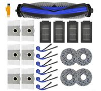 Kit d'accessoires pour ECOVACS pour DEEBOT T30C pour Omni & T30C pour Omni pour Gen2, pièces de rechange avec brosse principale, brosses latérales, filtres, serpillères et sacs à poussière de 3,3 l