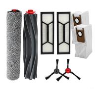 Kit d'accessoires pour Eufy pour omni S1 pour Pro S1 comprenant une brosse à rouleau principale, des serpillères roulantes, des brosses latérales, des filtres haute efficacité et des sacs à poussière