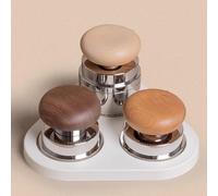 Kit d'accessoires pour expresso - Tamper à expresso calibré avec agitateur, outil de distribution, fixation magnétique, outils de machine à café pour barista