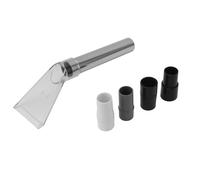 Kit d'accessoires pour extracteur de tapis professionnel avec 1 manchon de tuyau et 4 adaptateurs pour aspirateurs d'atelier. Construction robuste en acier inoxydable ABS pour un