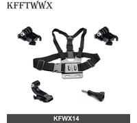 Kit d'accessoires pour GoPro Fore12,11,10,9 Black,8,7,6,5,4,Yi,4K,SJ4000,EKEN,H9,AKASO,DBPOWER Strap,Tripod Mount,Go - KFWX14-C295