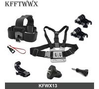 Kit d'accessoires pour GoPro Fore12,11,10,9 Black,8,7,6,5,4,Yi,4K,SJ4000,EKEN,H9,AKASO,DBPOWER Strap,Tripod Mount,Go - KFWX13-B676