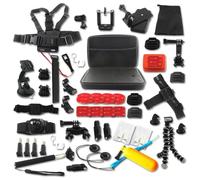 Kit d'accessoires pour GoPro Hero - INF - 50 pièces - Noir