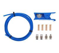 Kit D'accessoires pour Imprimante 3d Tube Ptfe Bleu 2 M | Raccords Pneumatiques M6 et M10, Coupe-tubes Bleu, Quatre Ressorts, Installation Facile