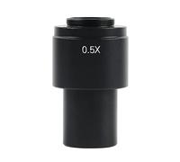Kit d'accessoires pour microsc 0.3 5x 0.5x 1x c- Lentille d'oculaire adaptateur auxiliaire Mount for la caméra de microscope monoculaire de l'industrie Lames de microscope(0.5X)