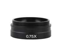 Kit d'accessoires pour microsc 0 3x 0,35x 0,5x 0,75x 1x 2,0x Lentille d'objectif Barlow auxiliaire for 12 0x / 180x / 300x C- Mount Industrial Zoom Lens Lames de microscope(0.75)