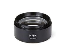 Kit d'accessoires pour microsc 0. 3x 0.5x 0.7x 0.75x 1x 1.5x 2x Barlow Objectif Accessoires Objectif Lentille 48mm Fil Lames de microscope(0.75X)