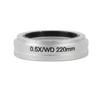 Kit d'accessoires pour microsc 0. 5X 0.7X 2X Objectif de Barlow de Microscope trinoculaire stéréo Lames de Microscope (Color : 0.5X 220MM)