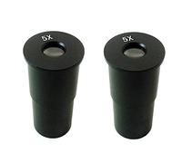 Kit d'accessoires pour microsc 1 paire oculaire de Microscope 5X 10X 12.5X 16X for série X_SP accessoires de Microscope biologique Simple lentille en verre optique Lames de microscope(H5 one pair)