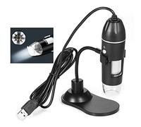 Kit d'accessoires pour microsc 100 0x / 1600x USB Microscope numérique portable de microscope USB Interface Lames de microscope(1000X Microscope)