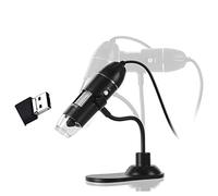 Kit d'accessoires pour microsc 100 0x Zoom HD Caméra microscope de téléphone mobile microscope 8 LED Lames de microscope(A8)
