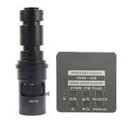 Kit d'accessoires pour microsc 108 0P 37MP USB Caméra de microscope vidéo industriel 20 0x 500x 130x c Lentille de mont Lames de microscope(With 500x lens)