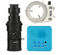 Kit d'accessoires pour microsc 108 0P HDMI USB Microscope vidéo numérique électronique Lames de Microscope (Color : 200x Lens with Light)