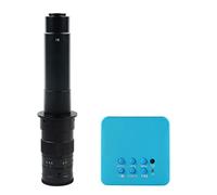 Kit d'accessoires pour microsc 108 0P HDMI USB Microscope vidéo numérique électronique Lames de Microscope (Color : with 300x Lens)