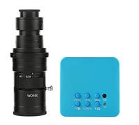 Kit d'accessoires pour microsc 108 0P HDMI USB Microscope vidéo numérique électronique Lames de Microscope (Color : with 200x Lens)