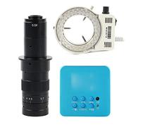 Kit d'accessoires pour microsc 108 0P HDMI USB Microscope vidéo numérique électronique Lames de Microscope (Color : 180x Lens with Light)