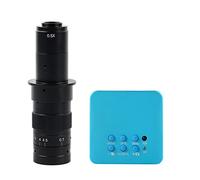 Kit d'accessoires pour microsc 108 0P HDMI USB Microscope vidéo numérique électronique Lames de Microscope (Color : with 180x Lens)