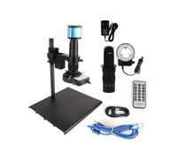 Kit d'accessoires pour microsc 13 0X 180x Zoom Microscope monoculaire numérique Lames de Microscope (Color : Big 48MP 180X)