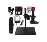 Kit d'accessoires pour microsc 13 0X 180x Zoom Microscope monoculaire numérique Lames de Microscope (Color : Big 13MP 180X)