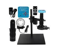 Kit d'accessoires pour microsc 13 0X 180x Zoom Microscope monoculaire numérique Lames de Microscope (Color : Big 38MP 180X)