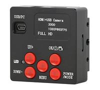 Kit d'accessoires pour microsc 3 0MP 2K 1080P Caméra de microscope vidéo 10 0x 130x Zoom c lentille de montage Lames de microscope(D)