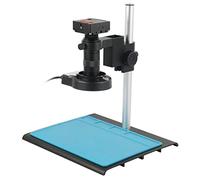 Kit d'accessoires pour microsc 3 0MP 2K 1080P Caméra de microscope vidéo 10 0x 130x Zoom c lentille de montage Lames de microscope(A)