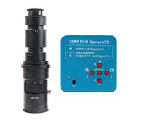 Kit d'accessoires pour microsc 4 8MP 2K 1080P 60fps USB Caméra Microscope vidéo de l'industrie Lames de Microscope (Color : 500X Lens)
