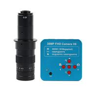 Kit d'accessoires pour microsc 4 8MP 2K 1080P 60fps USB Caméra Microscope vidéo de l'industrie Lames de Microscope (Color : 180X Lens)