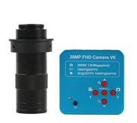 Kit d'accessoires pour microsc 4 8MP 2K 1080P 60fps USB Caméra Microscope vidéo de l'industrie Lames de Microscope (Color : 130X Lens 40Ring)