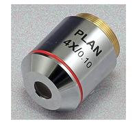 Kit d'accessoires pour microsc 4X 10x 20x 40x 60x 100x Objectif Objectif 195 Objectifs Achromatiques Microscope Lames de Microscope (Color : 4X)