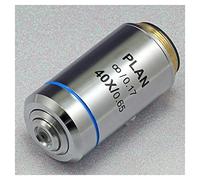 Kit d'accessoires pour microsc 4X 10x 20x 40x 60x 100x Objectif Objectif 195 Objectifs Achromatiques Microscope Lames de Microscope (Color : 40X)