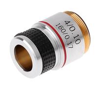 Kit d'accessoires pour microsc 4x 10x 40x 100x Objectif achromatique for microscope biologique 185 Lames de microscope(4X)