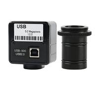 Kit d'accessoires pour microsc 5 0MP USB Électronique VDIEO Numérique Oculaire Industrie du Microscope 23.2mm Adaptateur C-Montage C Lames de Microscope (Color : 5.0MP)