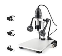 Kit d'accessoires pour microsc 60 0X 1000x USB Microscopes numériques Microscopes d'électrons zooms Loupe de caméra avec Support d'ascenseur en Aluminium Lames de Microscope