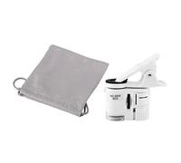 Kit d'accessoires pour microsc 60x Microscope de Clip de téléphone Portable Universel Mini Universel Lames de Microscope