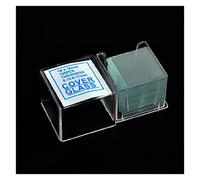 Kit d'accessoires pour microsc Couvercle de glissière de verre microscope 100pcs 18x18mm 20x20mm 22x22mm 24x24mm Lames de microscope(22x22mm)