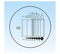 Kit d'accessoires pour microsc Diamètres de diamètre de 19mm Diapositives de microscope, micromètre de la règle d'étalonnage du microscope Lames de microscope(C2)