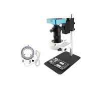 Kit d'accessoires pour microsc dix 0X 130x Zoom Microscope monoculaire numérique Lames de Microscope (Color : Set C 38MP)