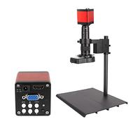 Kit d'accessoires pour microsc Ensemble de caméra de microscope Biological HD Microscope Camera + 130 180X C Mount Lens + Électronique Monoculaire Fit For Student Lab Education USB IC CPU Lames de mic