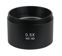 Kit d'accessoires pour microsc Lentille auxiliaire 0,3x0,5x0,7x0,75x1x1,5x2,0x for Microscope stéréo Zoom, filetage 48mm for Microscope Lames de microscope(0.5X)