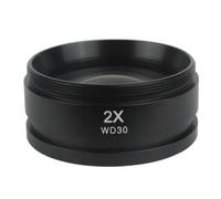 Kit d'accessoires pour microsc Lentille auxiliaire 0,3x0,5x0,7x0,75x1x1,5x2,0x for Microscope stéréo Zoom, filetage 48mm for Microscope Lames de microscope(2.0X)
