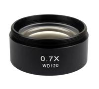 Kit d'accessoires pour microsc Lentille auxiliaire 0,3x0,5x0,7x0,75x1x1,5x2,0x for Microscope stéréo Zoom, filetage 48mm for Microscope Lames de microscope(0.7X)