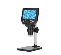 Kit d'accessoires pour microsc Microscope 4.3 Pouces Grande Base LCD Affichage 8mp 1-1000x Loupe d'amplification Continue Lames de Microscope (Color : Aluminum Plastics, Magnification : 1000X)