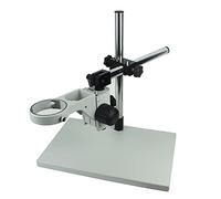 Kit d'accessoires pour microsc Microscope de diamètre de 76 mm Microscope trinoculaire BOOM BOOM Table de table Table de support multi-axe réglable Lames de microscope(76mmx25mm white L)